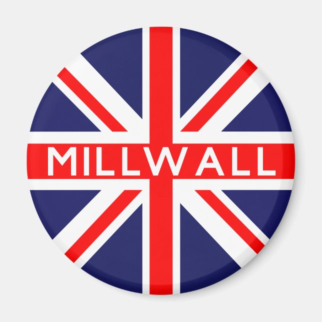 Íman Millwall UK Flag (Frente)
