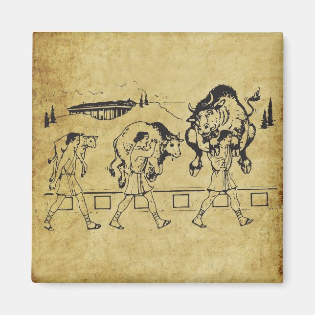 Íman Milo de Croton e o Touro - Motivação Gym (Frente)