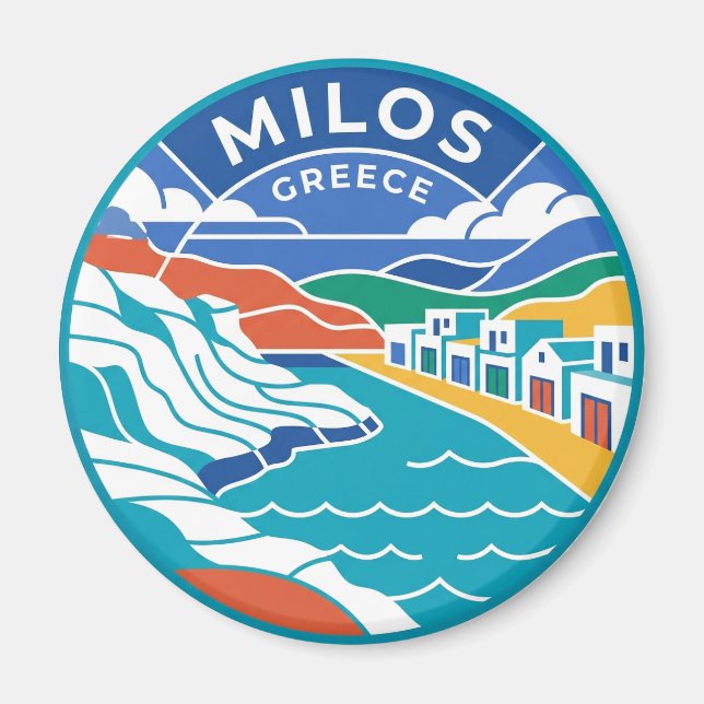 Íman Milos Grécia (Frente)