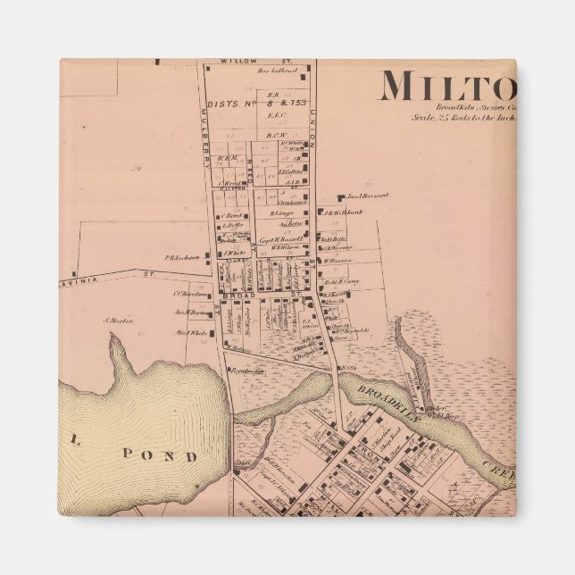 Íman Milton Delaware (Frente)