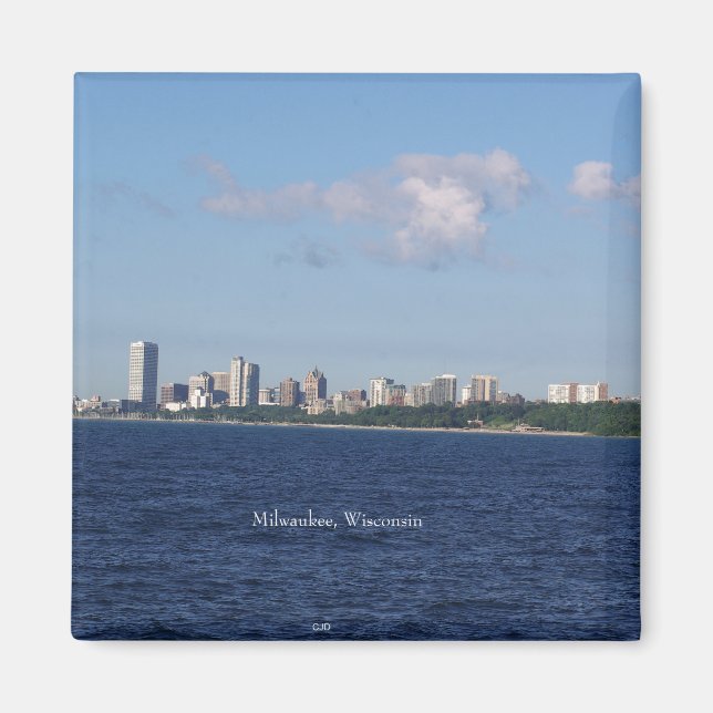 Íman Milwaukee Skyline Magnet (Frente)