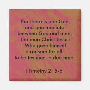 Íman Mim 2:5 de Timothy - 6 um ímã do deus