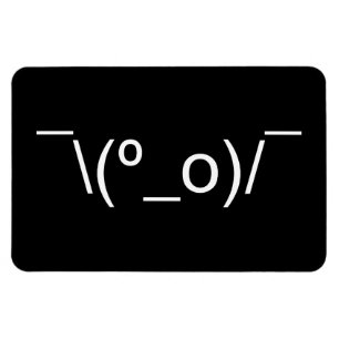 Íman Mim ¯ de Dunno LOL \ (º_o) japonês Kaomoji do