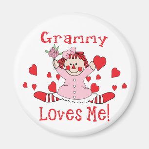 Íman Mim do amor de Grammy boneca de pano