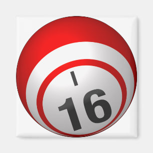 Íman Mim ímã da bola do bingo 16