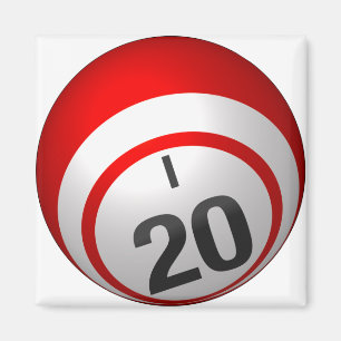 Íman Mim ímã da bola do bingo 20