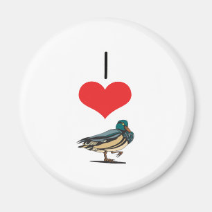 Íman Mim patos do coração (amor)