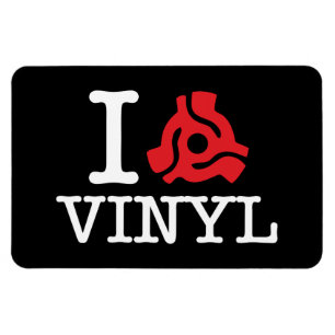 Íman Mim vinil de 45 adaptadores