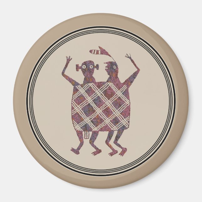 Íman Mimbres Pottery Design (Frente)