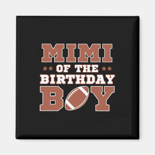 Íman Mimi do Menino de Aniversário Futebol Crianças 1º