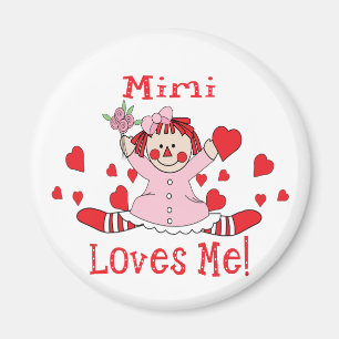 Íman Mimi mim do amor boneca de pano