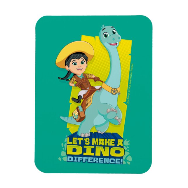 Íman Min & Clover | Fazer a Diferença de Dino (Vertical)