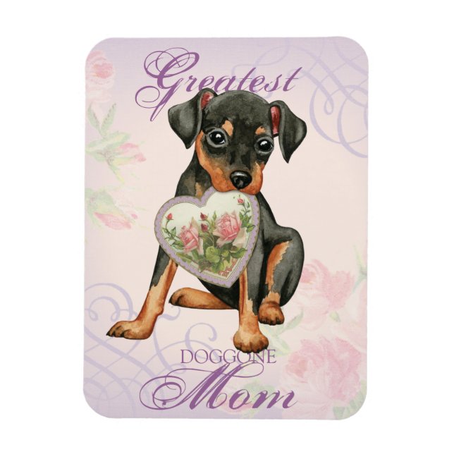 Íman Min Pin Heart Mãe (Vertical)