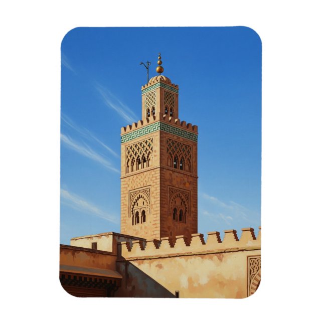 Íman Minarete em Fez Marrocos Viagem (Vertical)