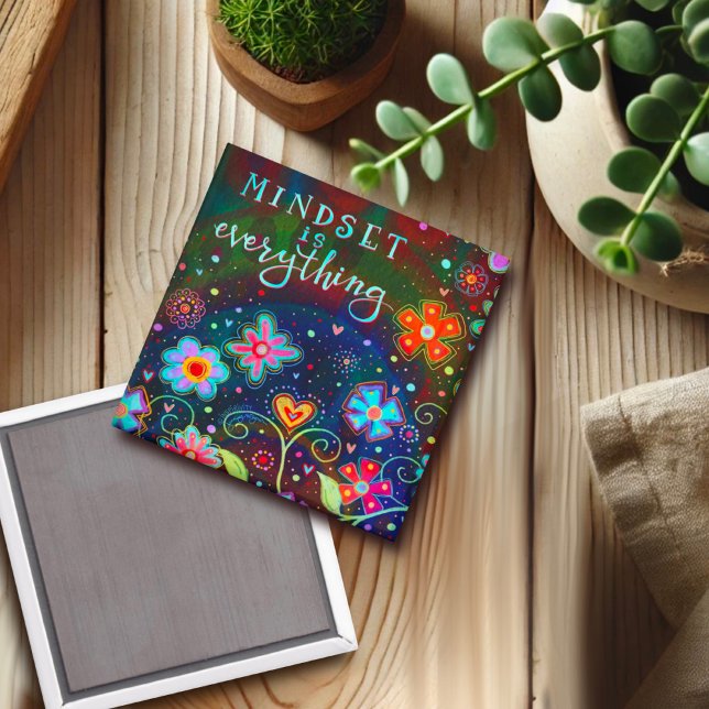 Íman Mindset é tudo a tendência flexível inspiracional (Criador carregado)