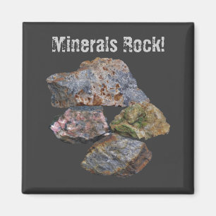 Íman Minerais Rock Collectors Engraçado Magnet