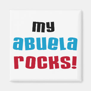 Íman Minha Abuela Rocks T-shirts e presentes