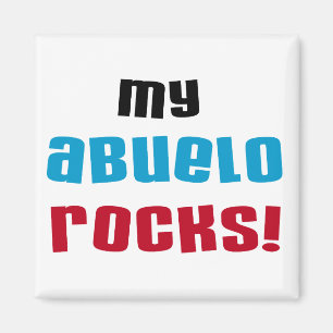 Íman Minha Abuelo Rocks T-shirts e presentes