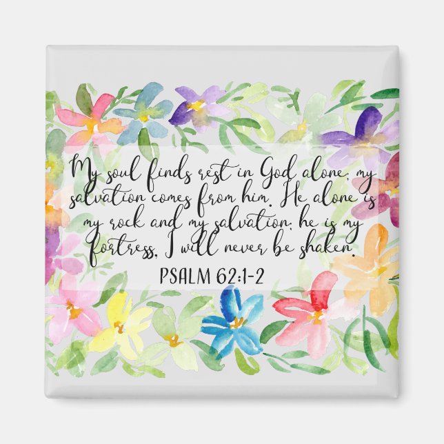 Íman Minha alma encontra o descanso em Deus sozinho But (Frente)