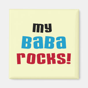 Íman Minha Baba Rocks T-shirts e presentes
