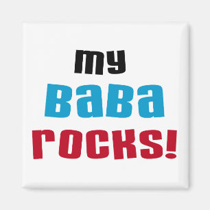 Íman Minha Baba Rocks T-shirts e presentes