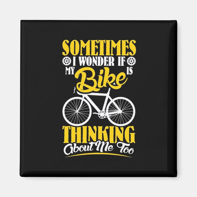 Íman Minha Bicicleta Pensando Em Mim (Frente)