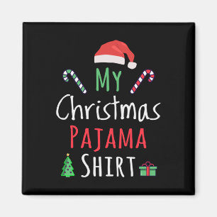 Íman Minha Camisa de Natal do Pijama