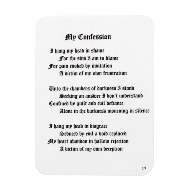 Íman Minha Confissão (Vertical)