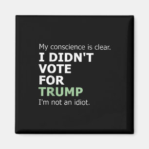 Íman Minha Consciência É Clara Que Eu Voto Para Trump