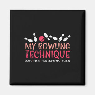 Íman Minha Equipe de Jogador de Humor Bowler da Técnica