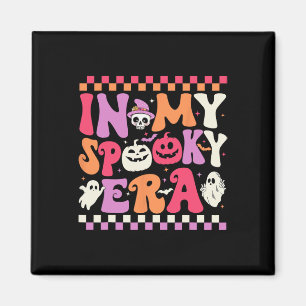 Íman Minha Era Louca Halloween Fantasma Groovy Hippie H
