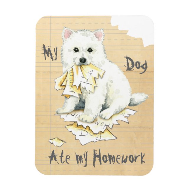 Íman Minha Eskie Comeu Meu Trabalho De Casa (Vertical)