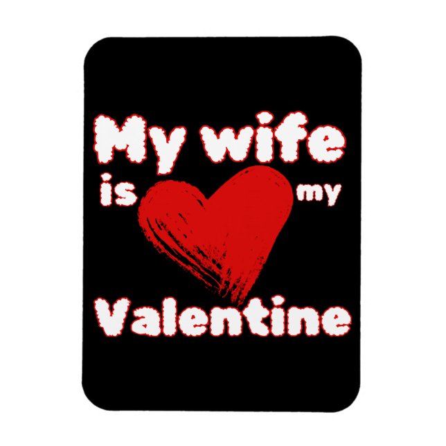 Íman Minha esposa é meu valentim (Vertical)