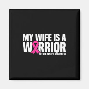 Íman Minha Esposa É Um Guerreiro Cancer De Fita Rosa Aw