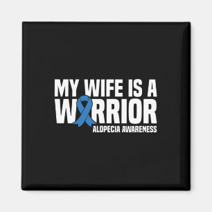 Íman Minha esposa é uma guerreira Blue Ribbon Alopecia