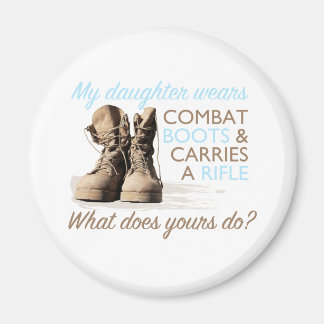 Íman Minha Filha Veste combater botas