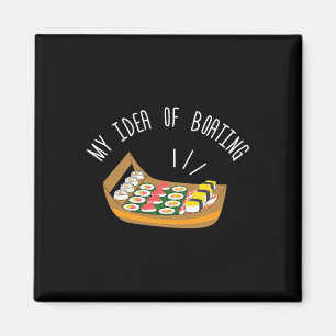Íman Minha Ideia De Barco De Sushi Para Amantes De Sush
