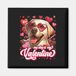 Íman Minha Labrador É Meu Namorado Camiseta Dona de Ani