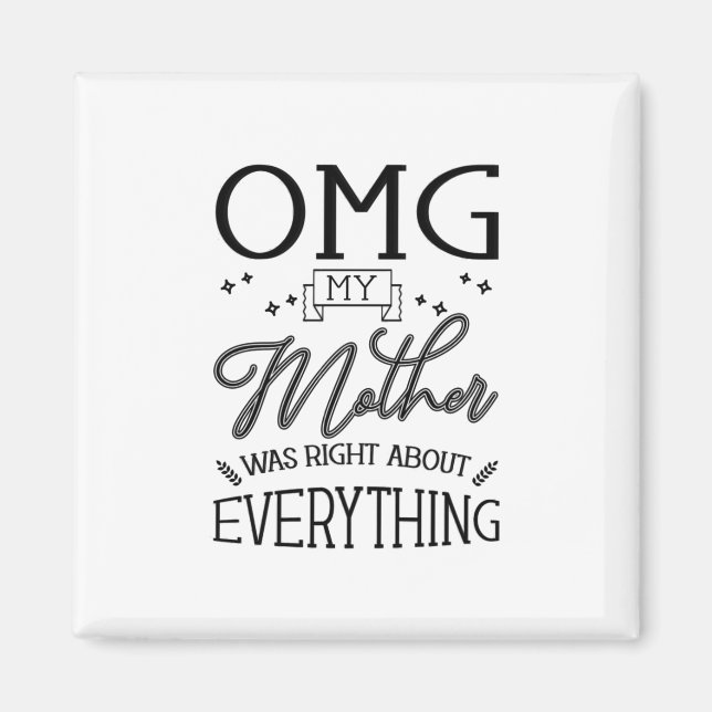 Íman Minha Mãe Direta Sobre Tudo (Frente)