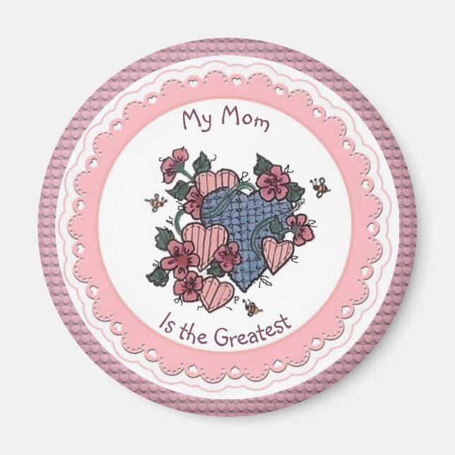 Íman Minha mãe é o maior magnata (Frente)