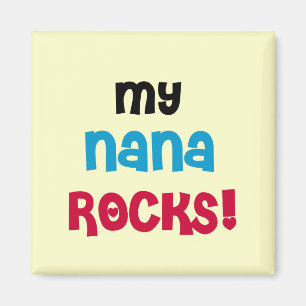 Íman Minha Nana Rocks T-shirts e presentes