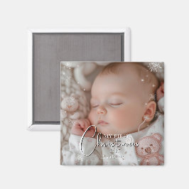 Íman Minha primeira foto de bebê de Natal