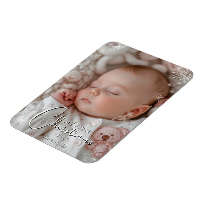 Íman Minha primeira foto de bebê de Natal (Left Side)