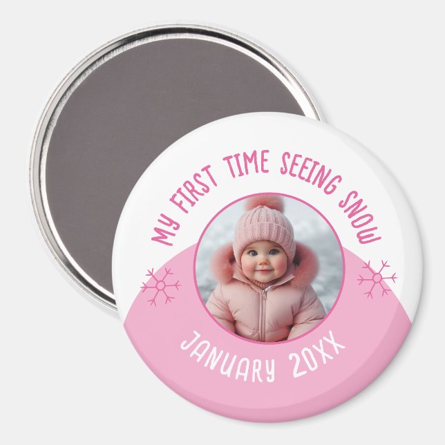 Íman Minha primeira vez vendo fotos personalizadas da n (Front/Back)