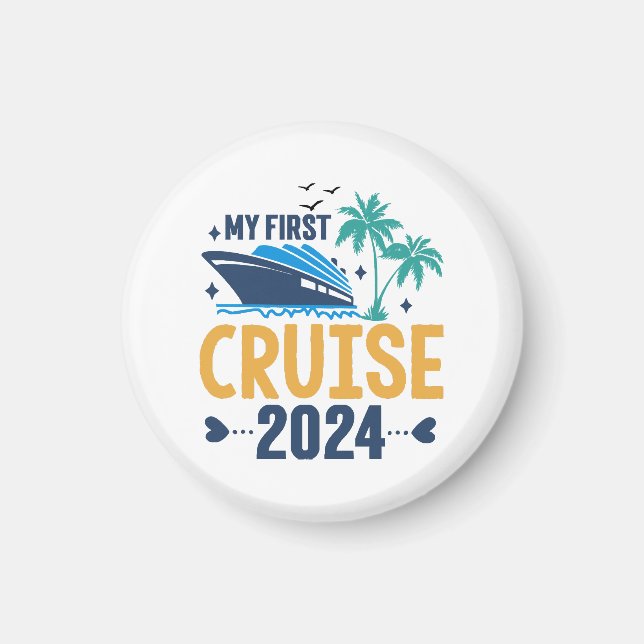 Íman Minha Primeira Viagem de Cruzeiro 2024 (Frente)