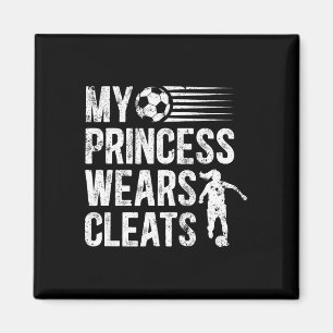 Íman Minha Princesa Usa Crachás Pai De Futebol De Um Pl