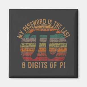 Íman Minha Senha É Os Últimos 8 Dígitos de Pi Gift M