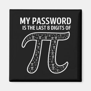 Íman Minha Senha É Os Últimos 8 Dígitos De Pi Matemátic