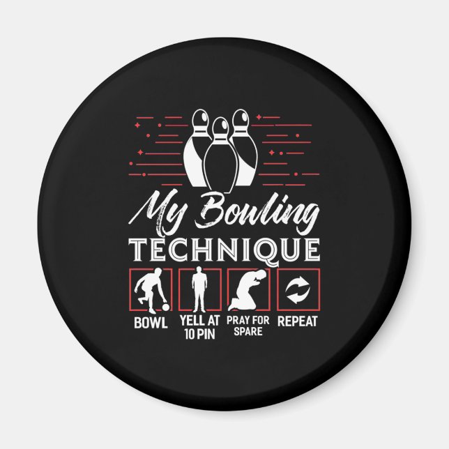 Íman Minha técnica de Boliche (Frente)