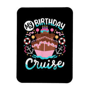 Íman Minha Viagem de Cruzeiros de Aniversário